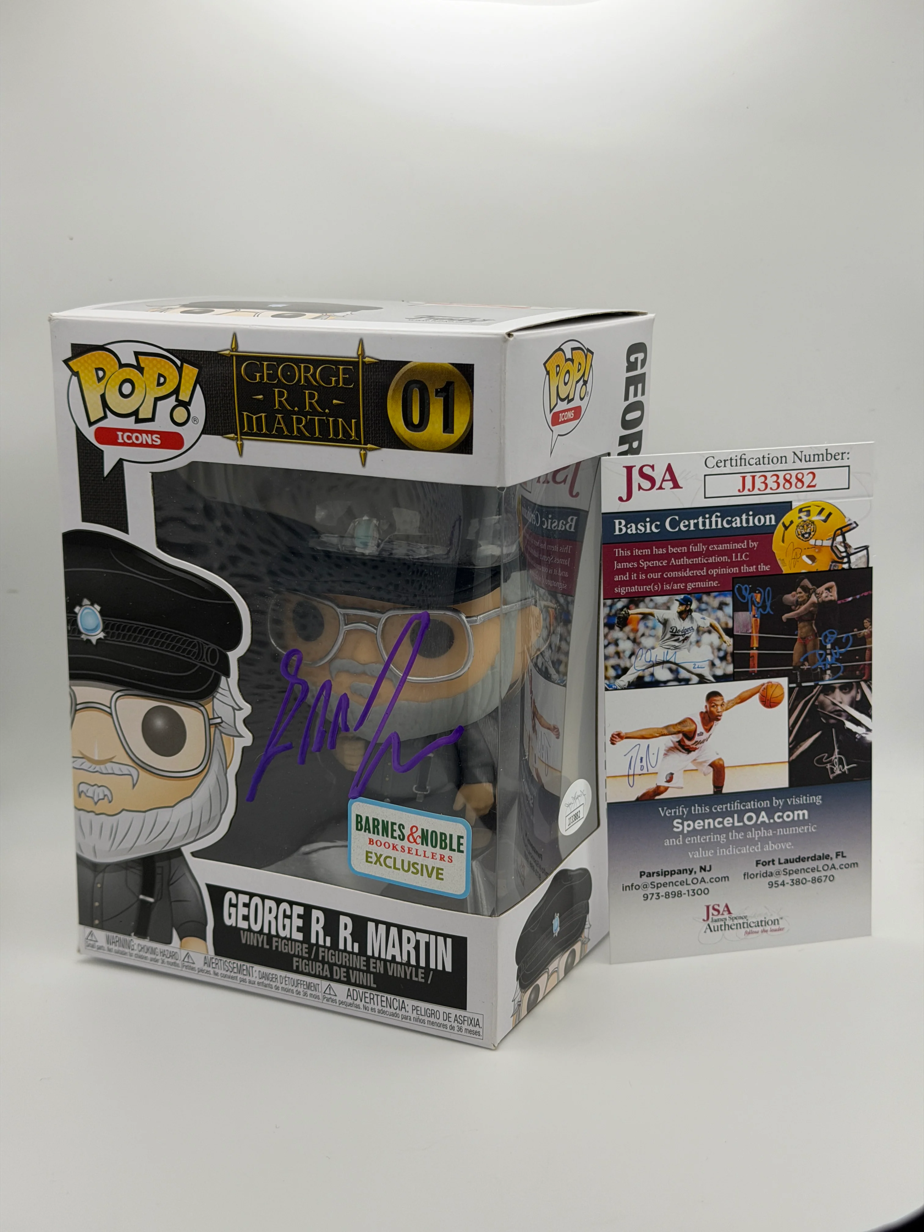George R. R. Martin signed Funko - Image 3